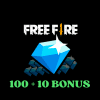 DIAMANTES FREE FIRE | 100 + 10 | BONUS